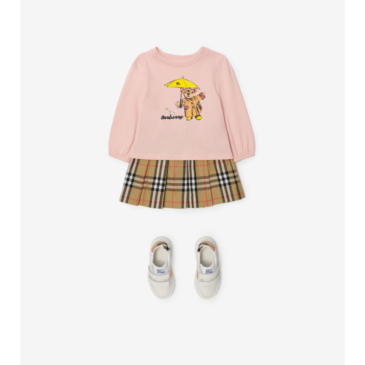  Printed Rain Bear​ Long-sleeve T-shirt