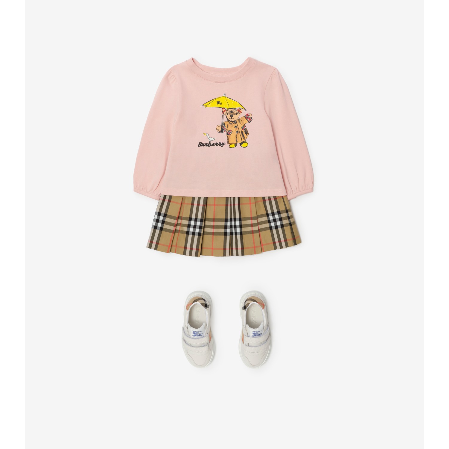 Rain Bear​ Cotton Long-sleeve T-shirt