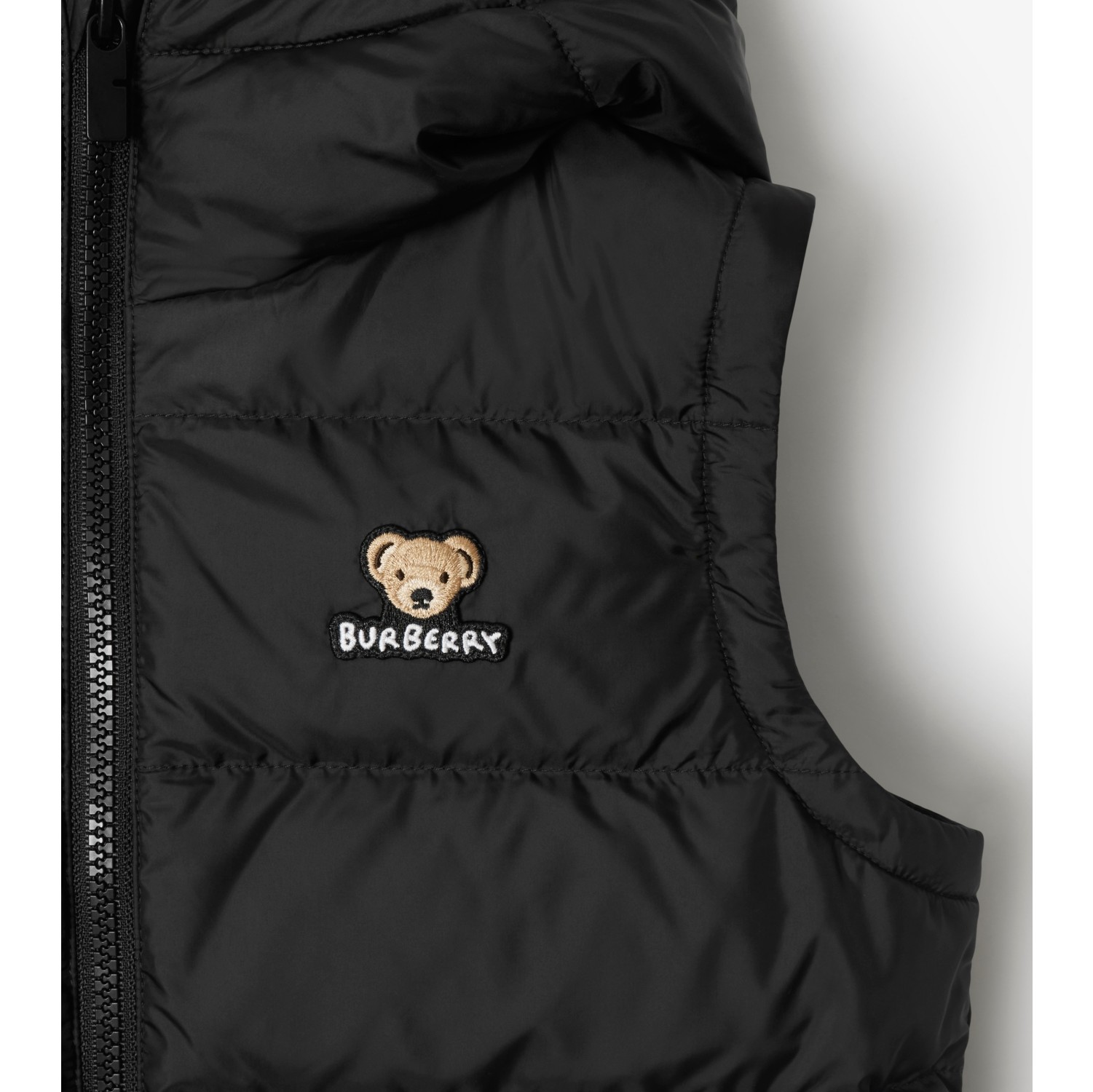 Nylon Hooded Puffer Gilet