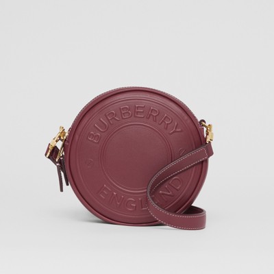 burberry round leather louise bag