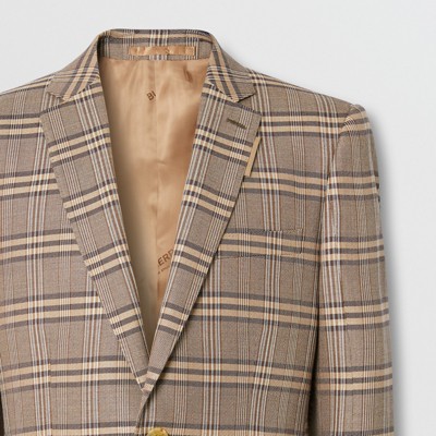 burberry check blazer