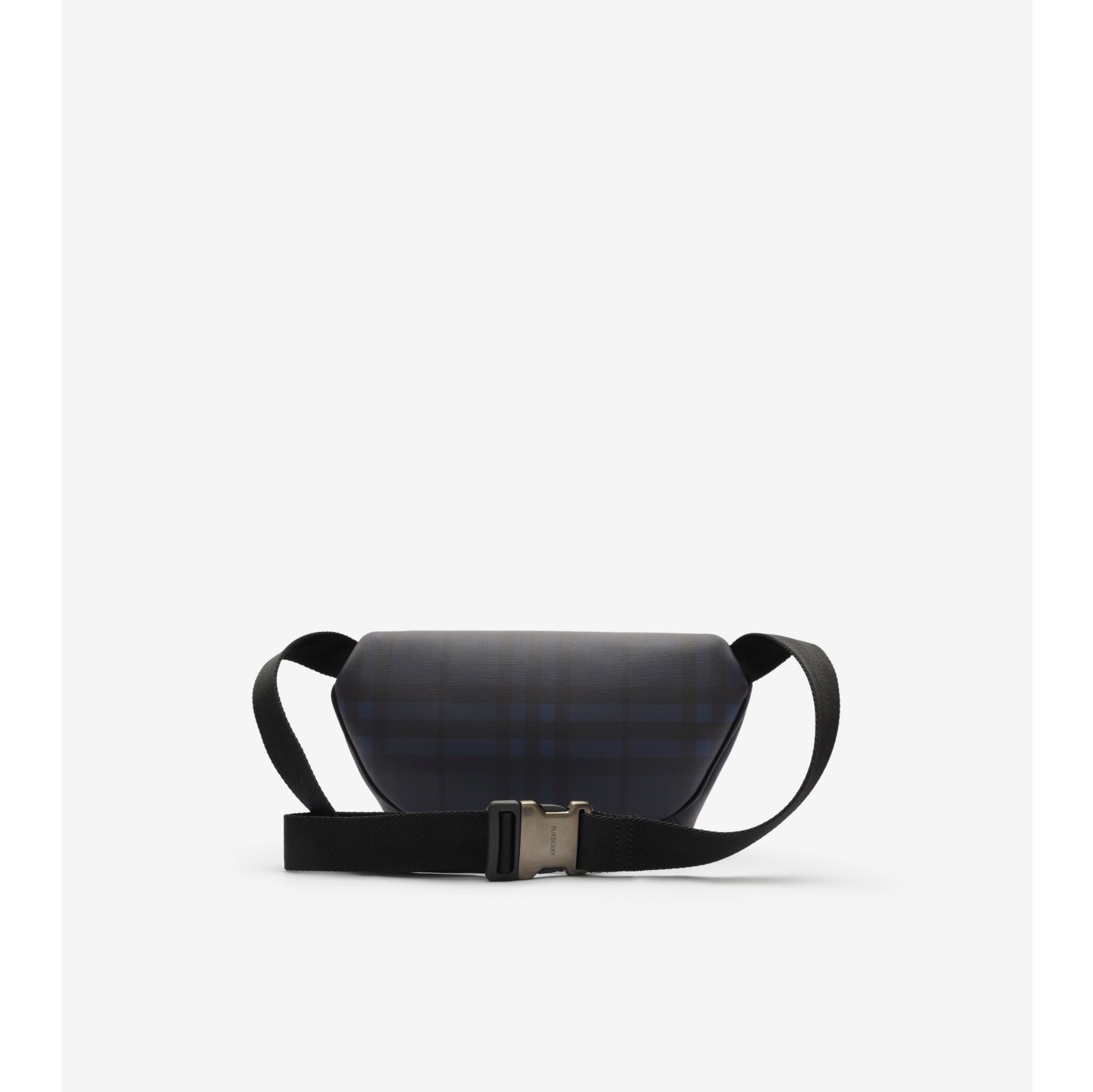 City Check Belt Bag in Navy - Men, Cotton, Technical | Burberry® Official
