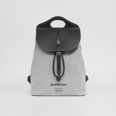 burberry backpack grey