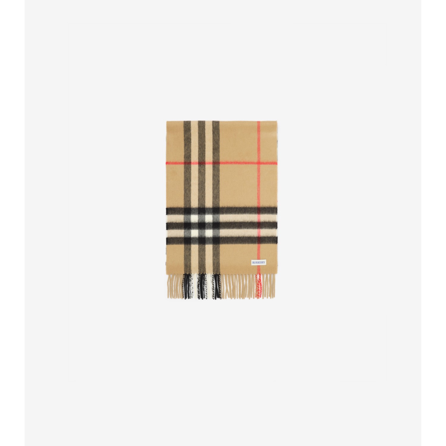 Embellished Check Cashmere Scarf - thumbnail 5