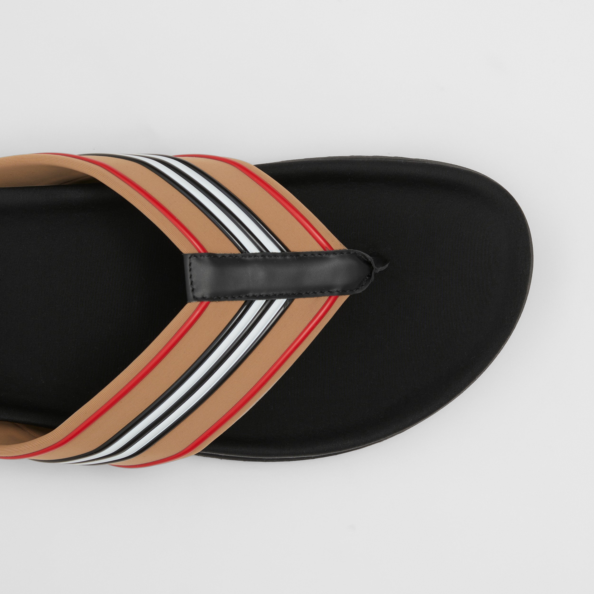 Mens Shoes Sandals Burberry Icon Stripe Print Neoprene Sandals for Men slides and flip flops 