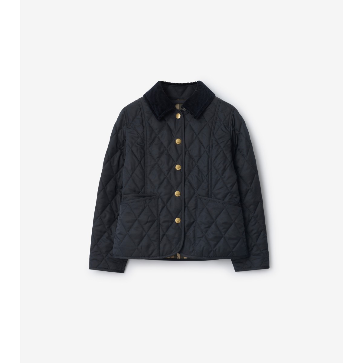  Check Quilted Barn Jacket