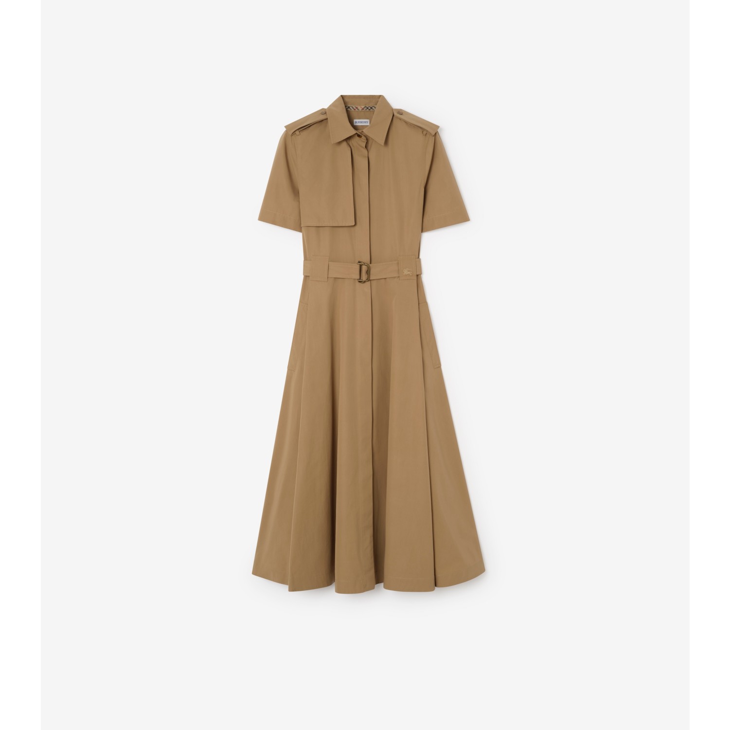 Cotton Poplin Shirt Dress