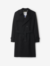 Short Kensington Heritage Trench Coat in colour Cole Blue