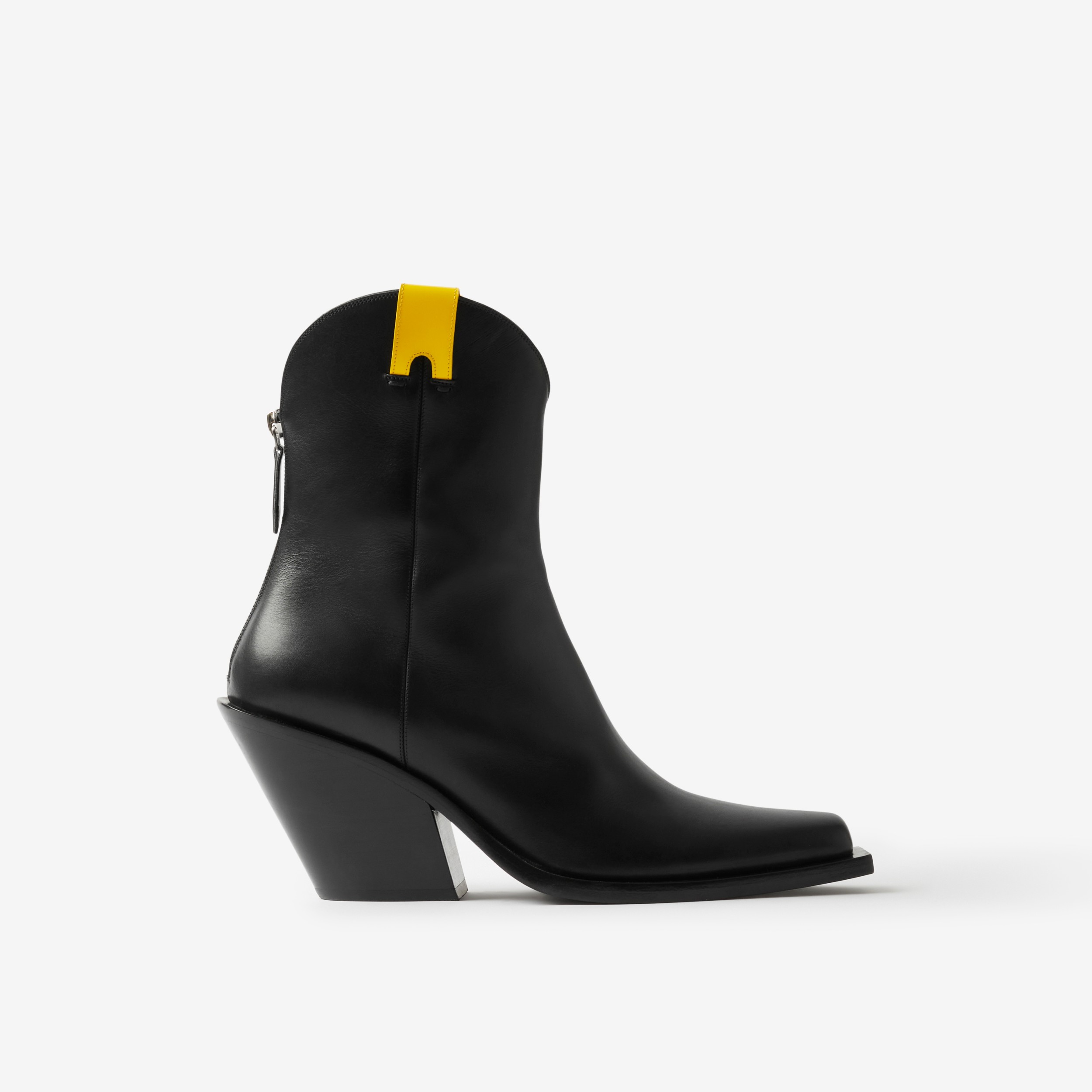 burberry leather ankle boots