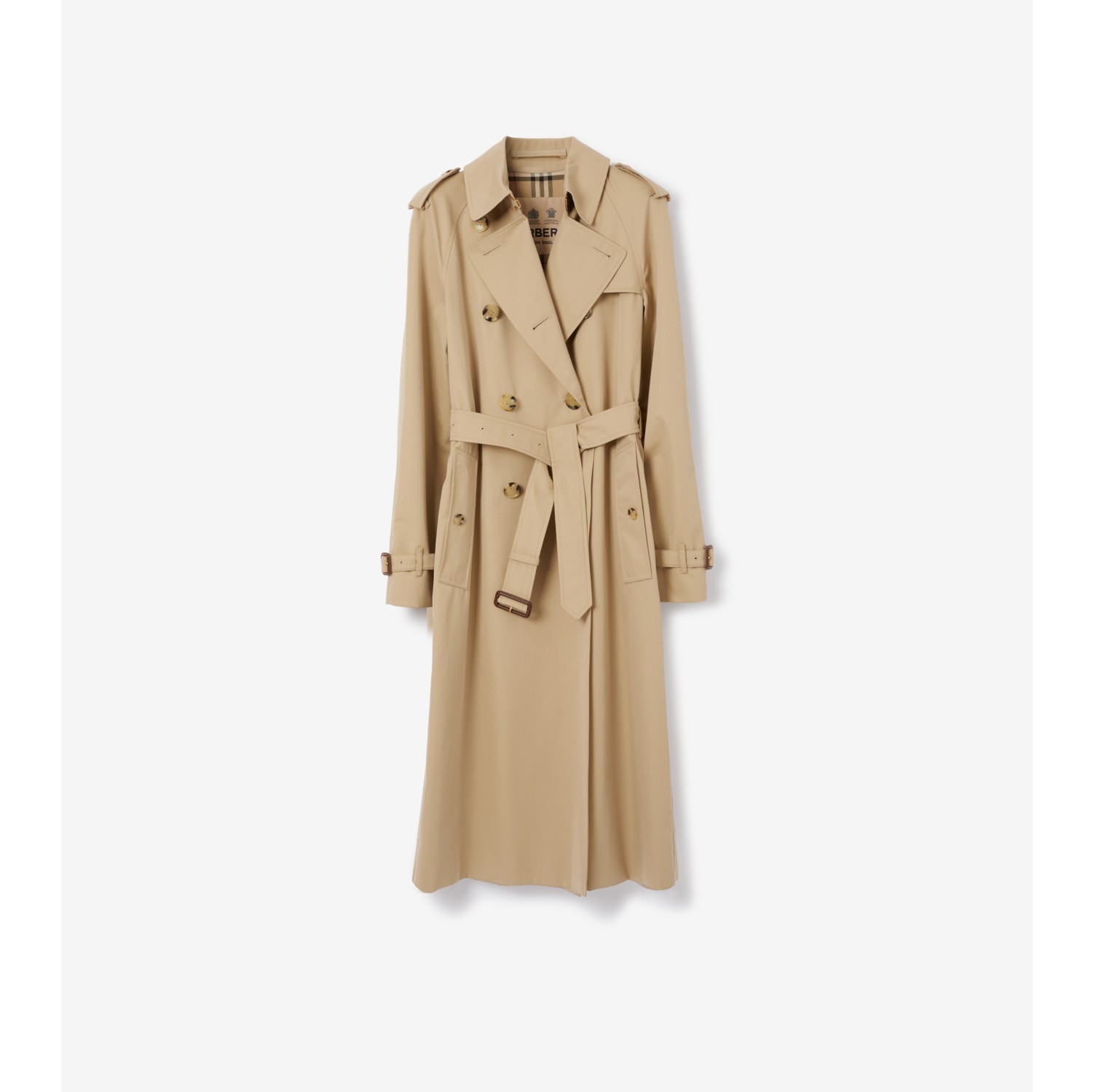 Long Waterloo Heritage Trench Coat in Honey - Women