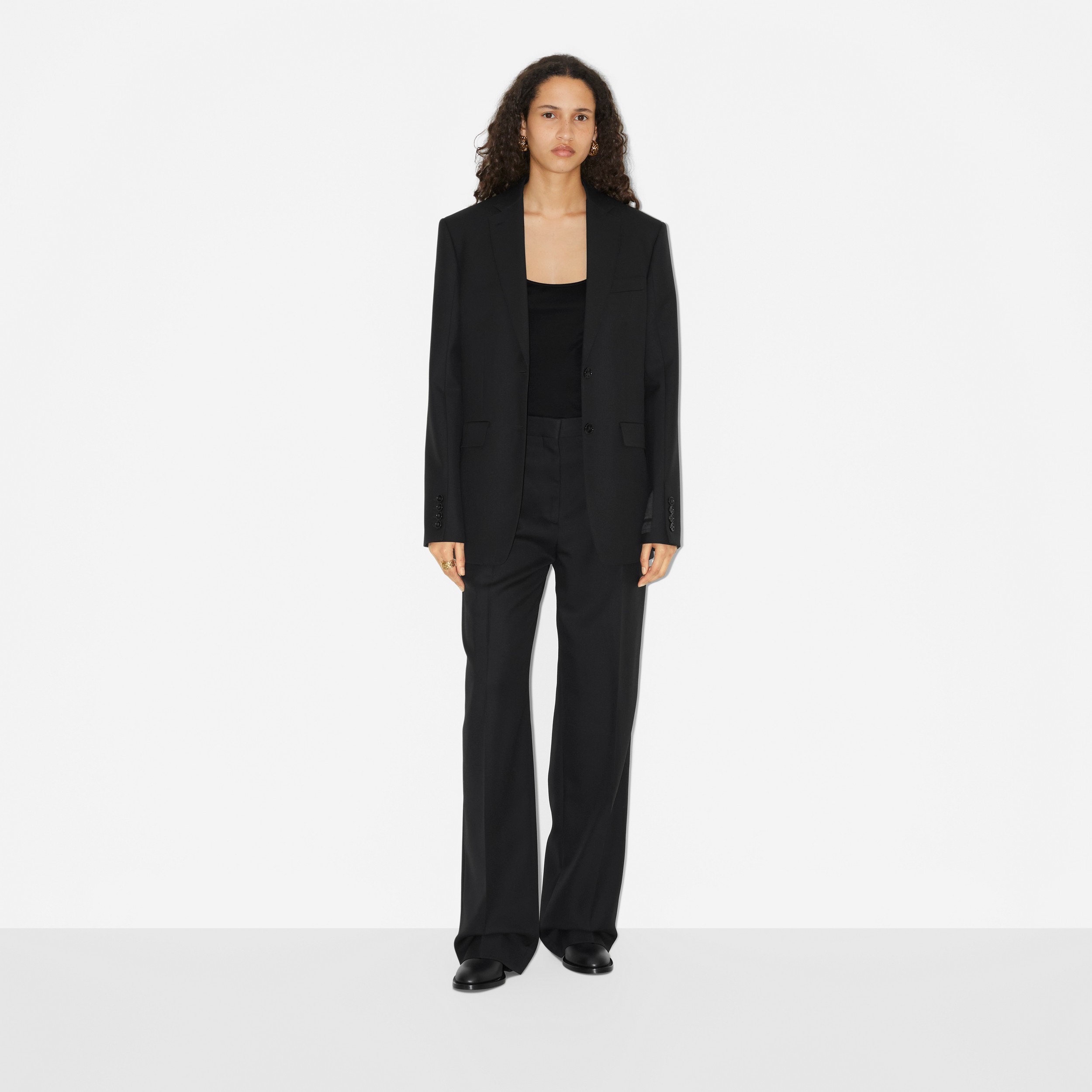 EKD Jersey Vest in Black - Women | Burberry® Official - 2