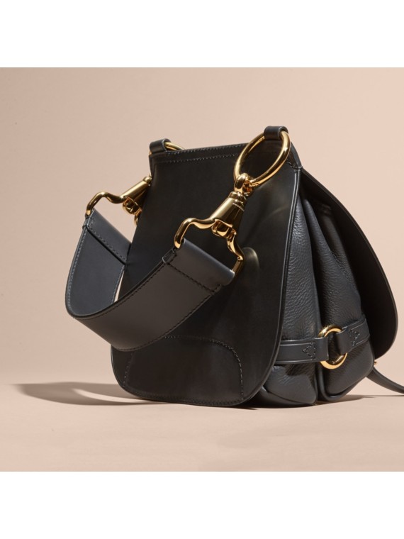 The Bridle Bag in Leather in Black - Women | Burberry