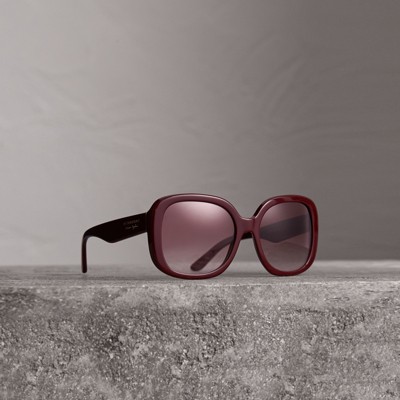 burberry square frame sunglasses