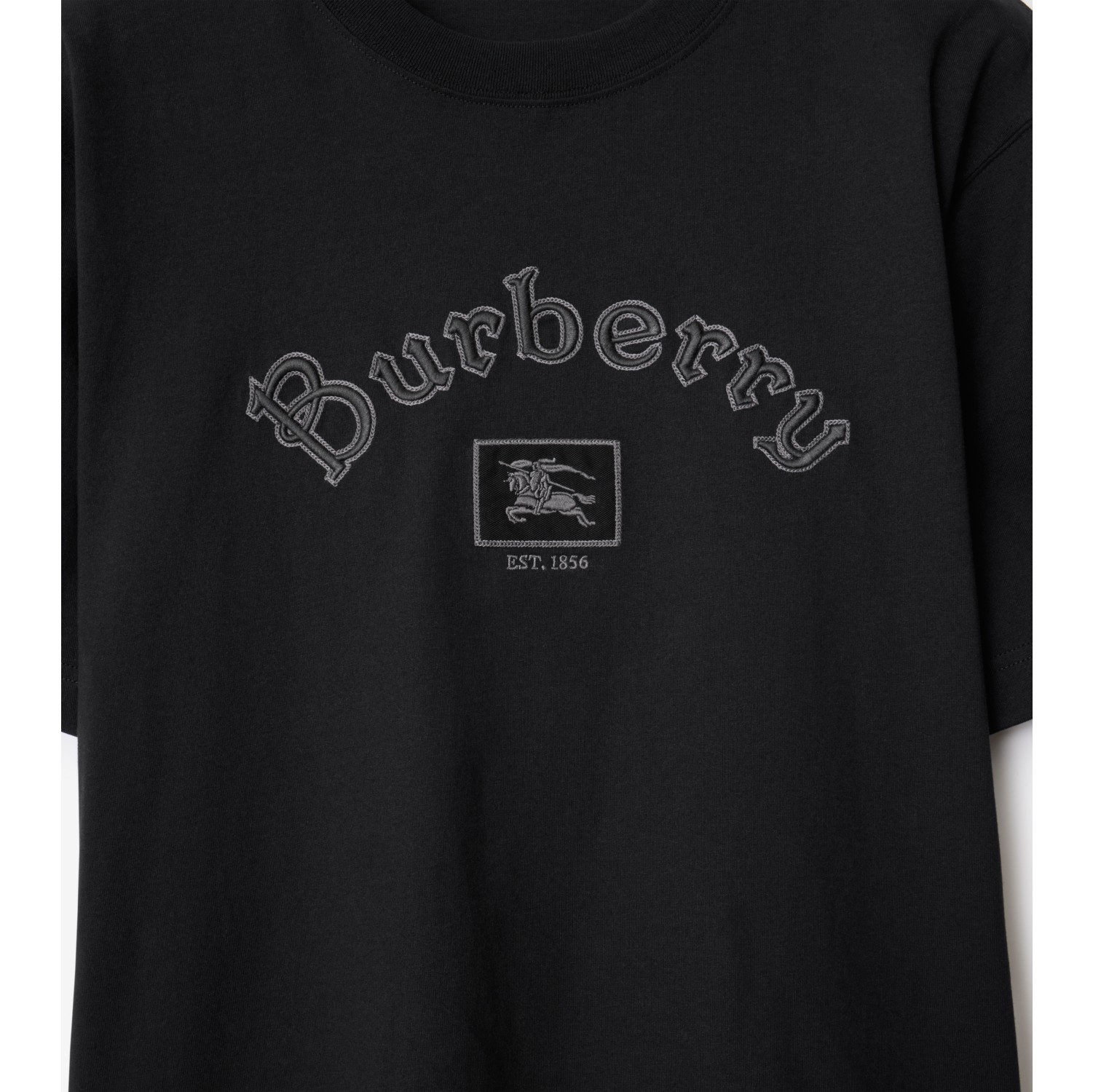 Camiseta em algodão com logotipo gótico