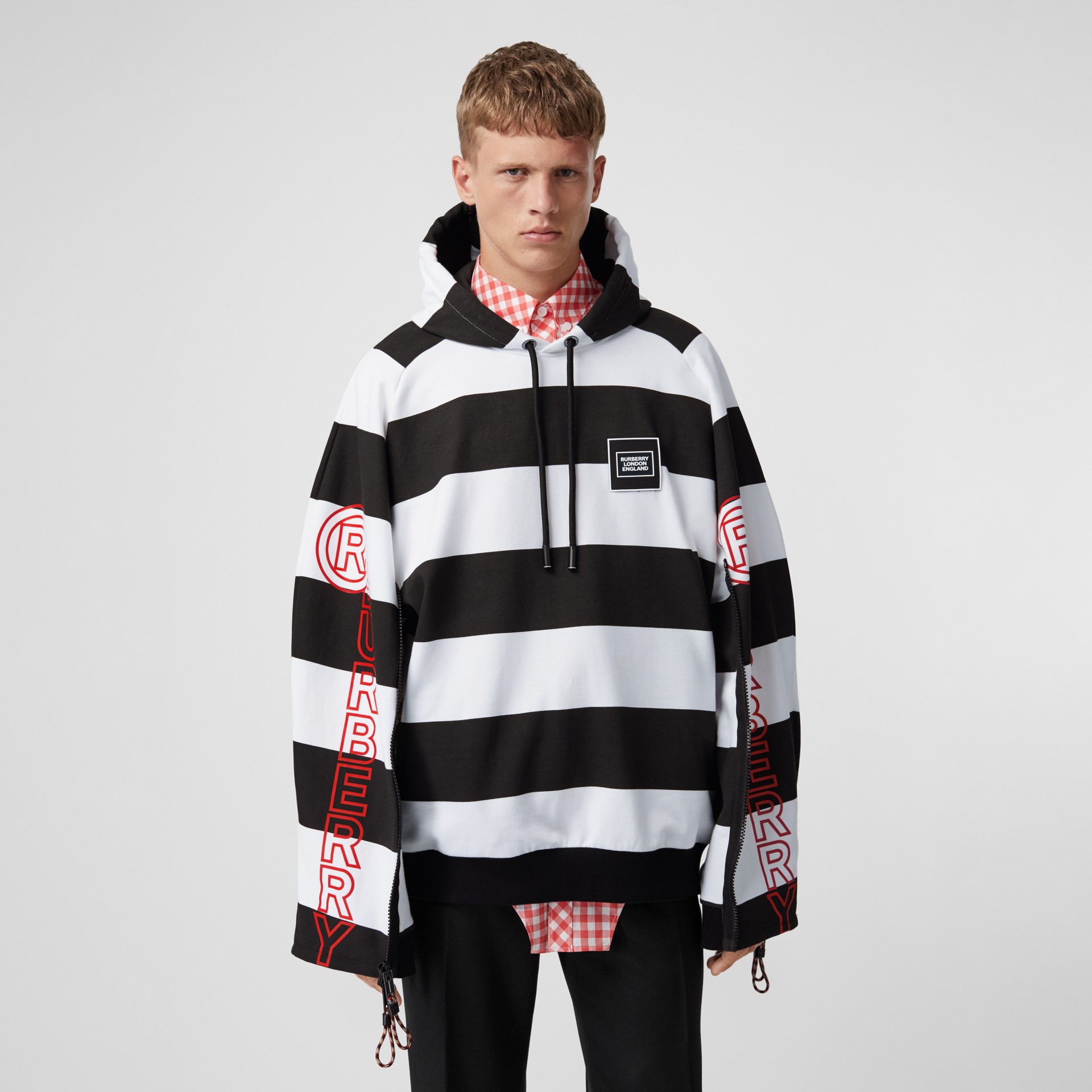 swim with the great burberry hoodie