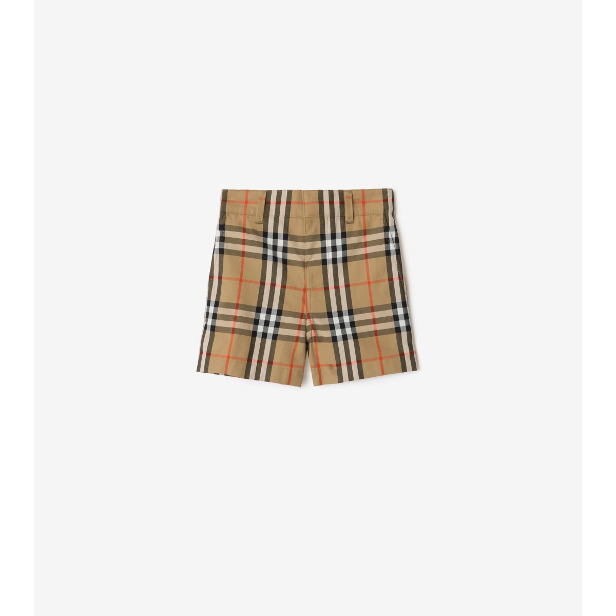  Check Cotton Shorts