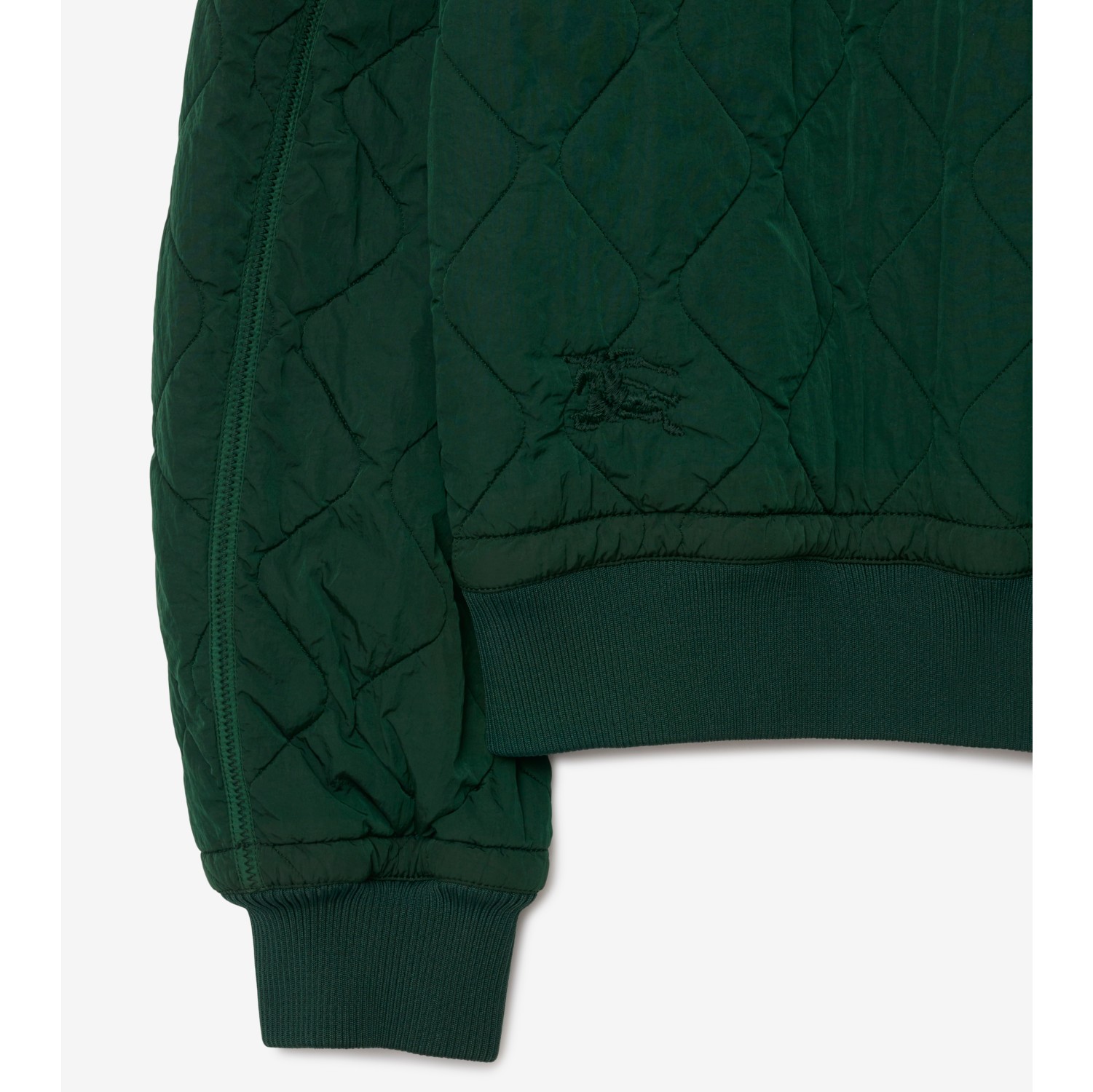 Quilted Nylon Bomber Jacket