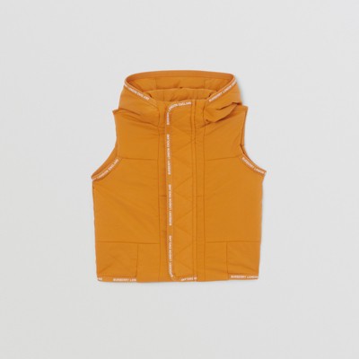 burberry gilet orange