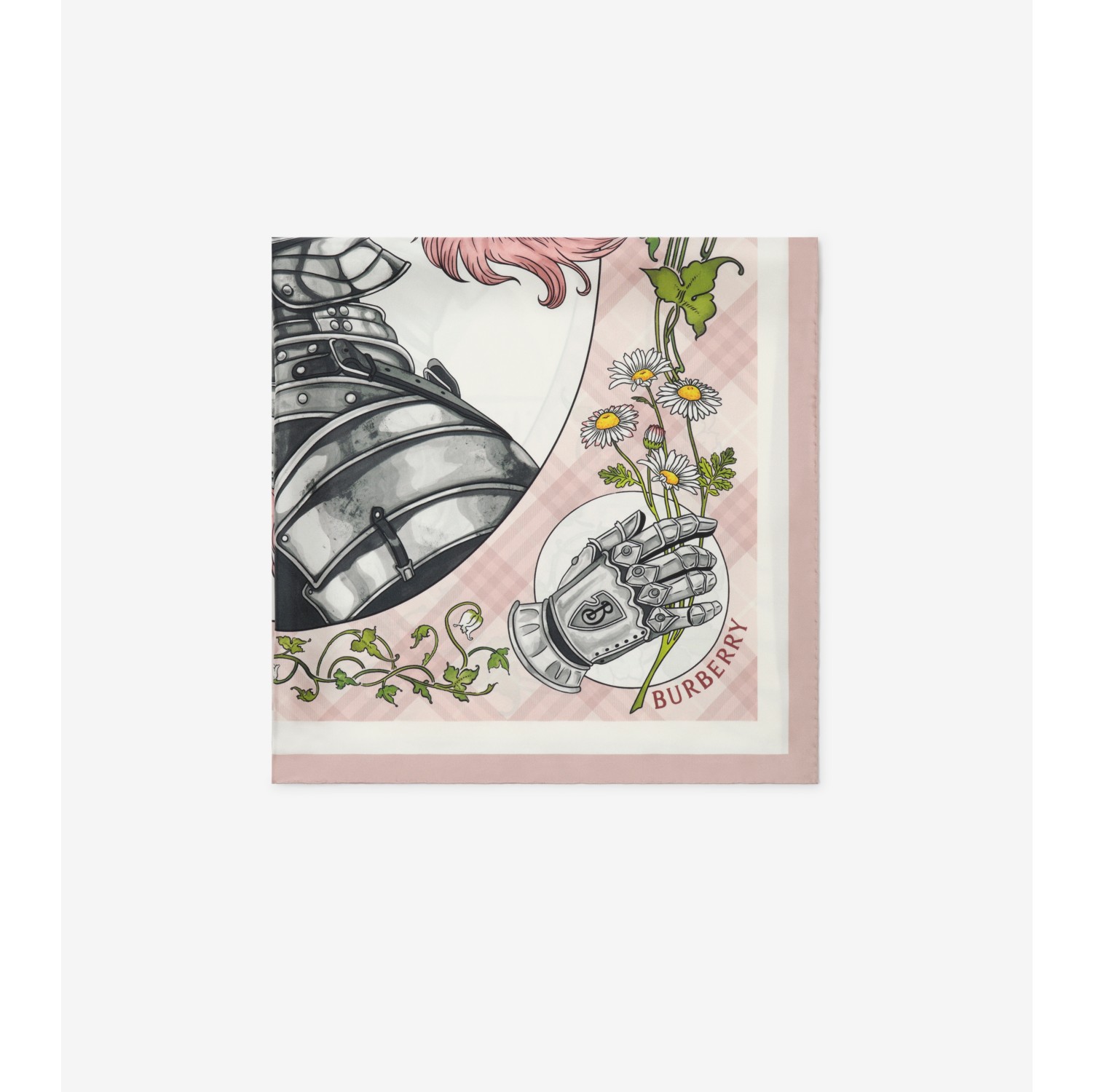 Knight Travels Silk Scarf