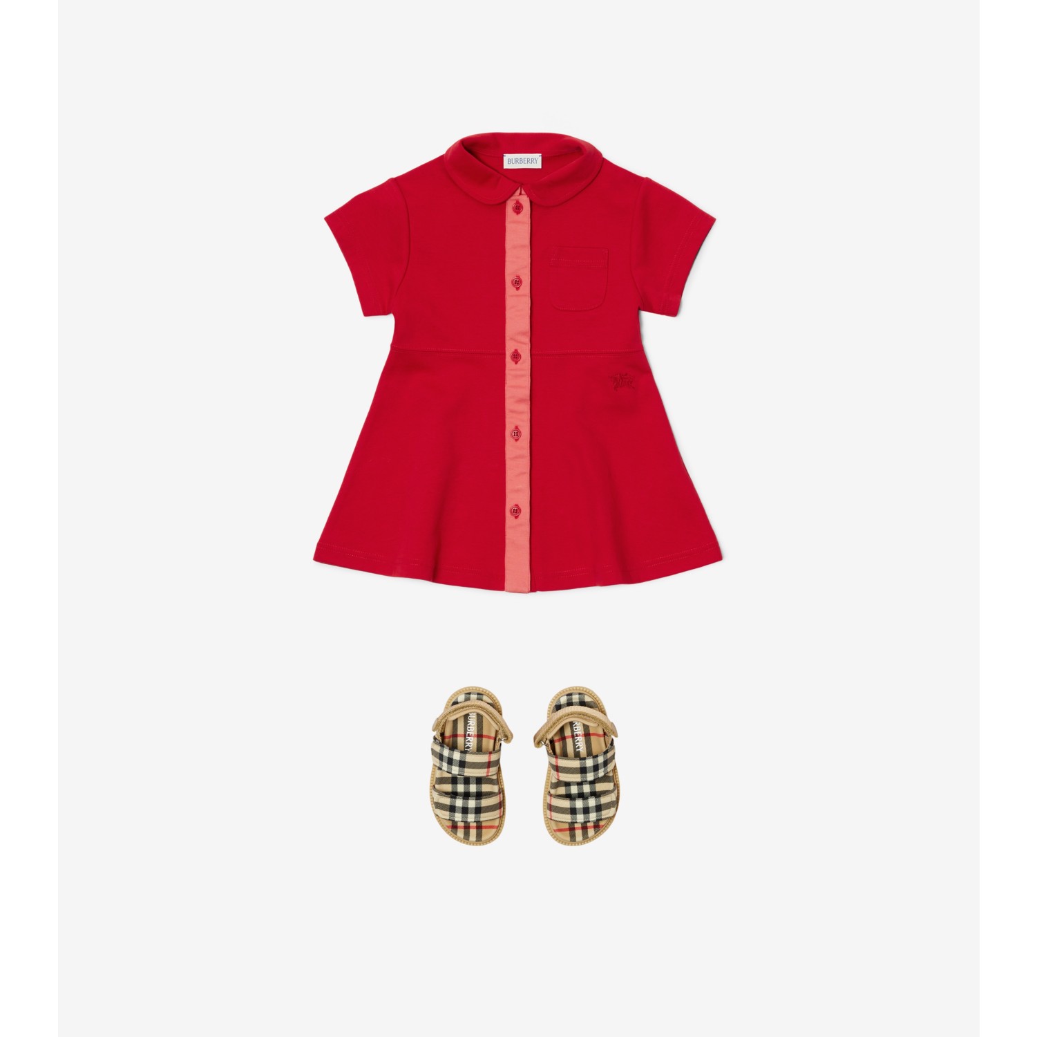 Burberry Cotton Military Shirt Dress, $695, Burberry