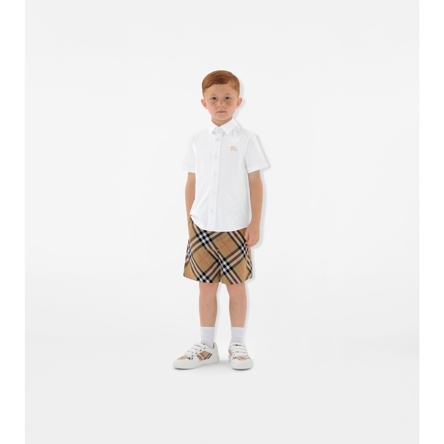 Camicia in cotone stretch