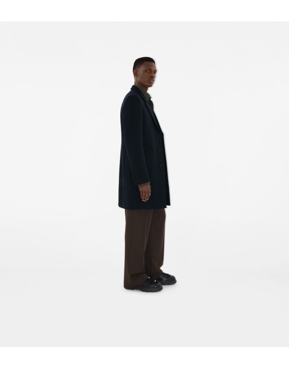 Manteau ajusté en laine