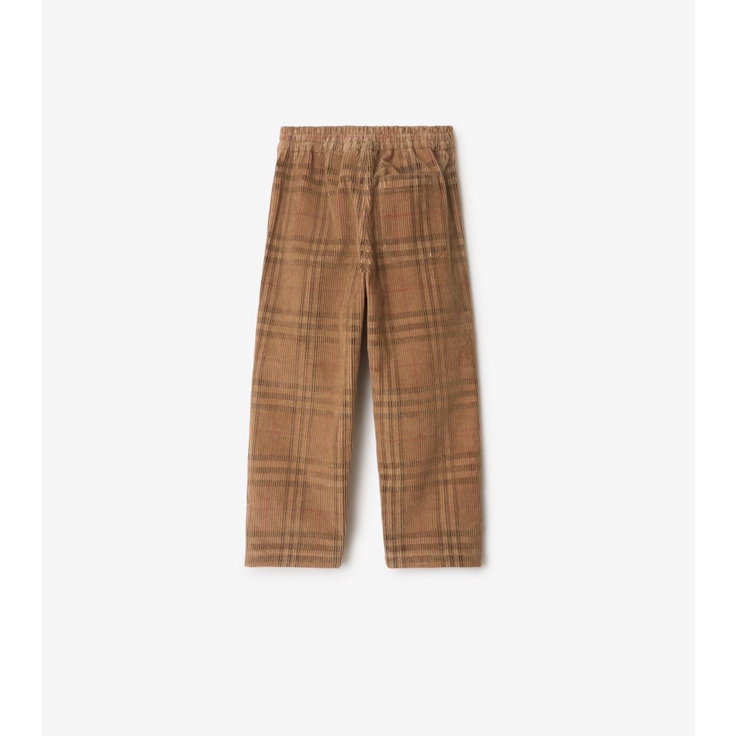 Check Corduroy Trousers