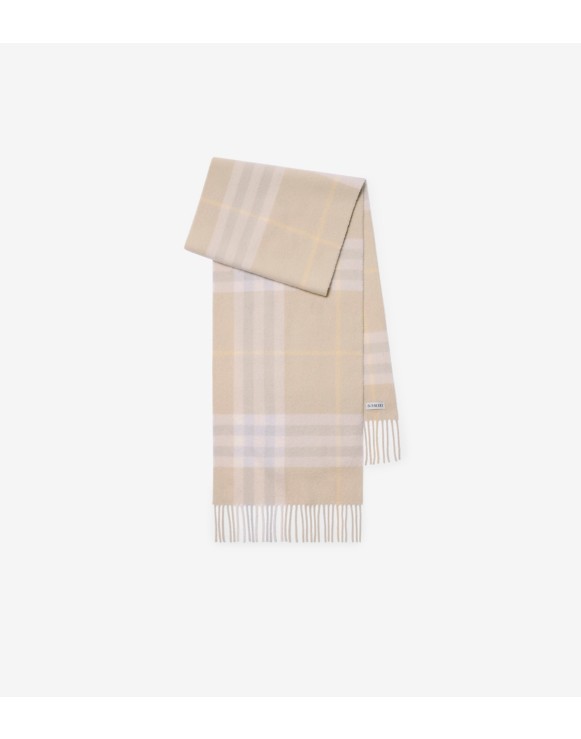 Check Cashmere Scarf
