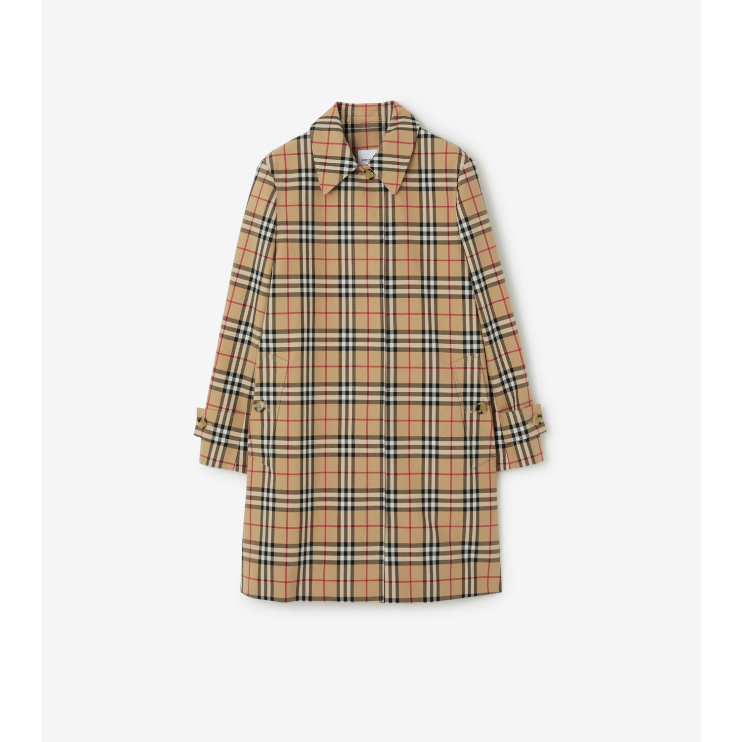 Burberry sale check trench