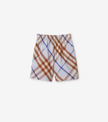 Blue burberry shorts hotsell