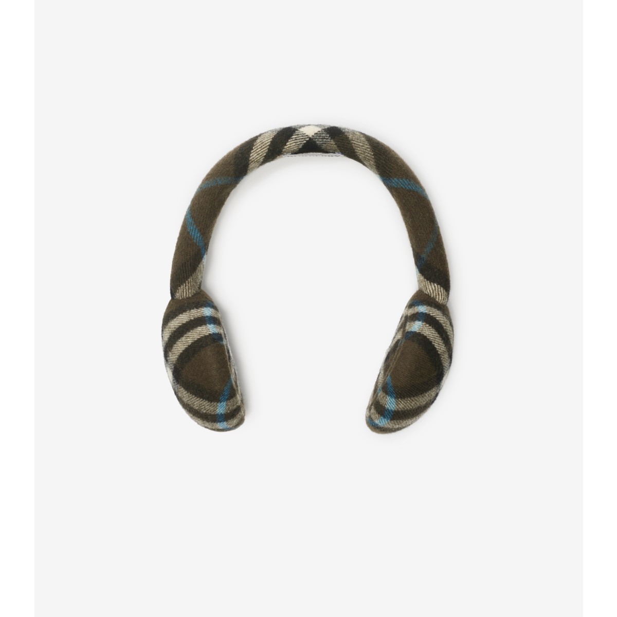 BURBERRY BURBERRY CHECK WOOL EARMUFFS 