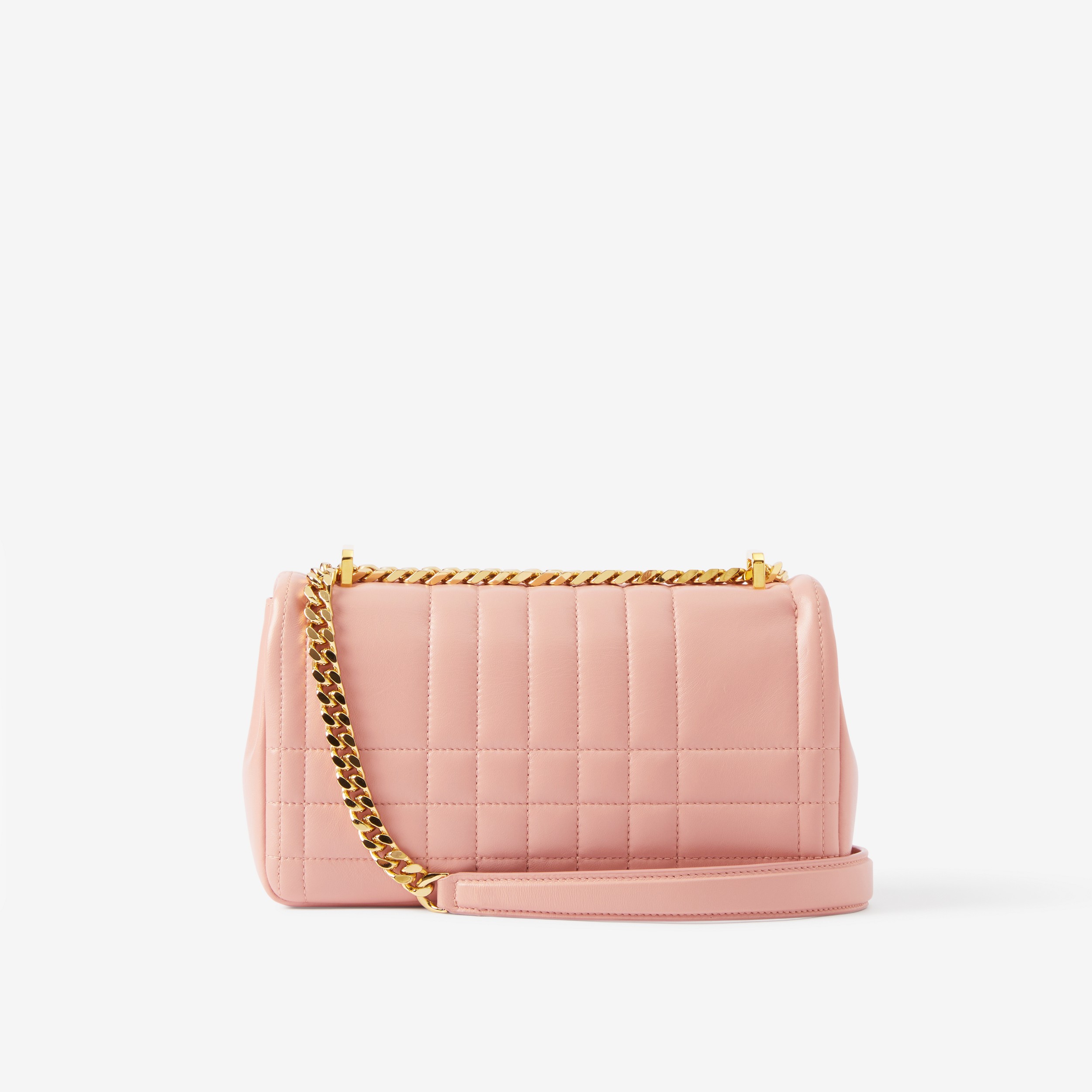 Quilted Leather Small Lola Bag in Dusky Pink - Women | Burberry® Official