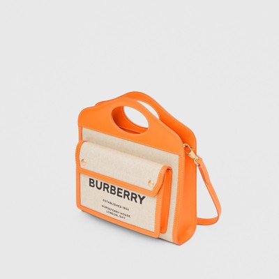 burberry orange bag