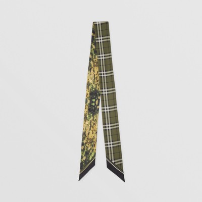 burberry estampado verde