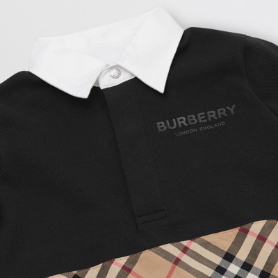 polo manche longue burberry