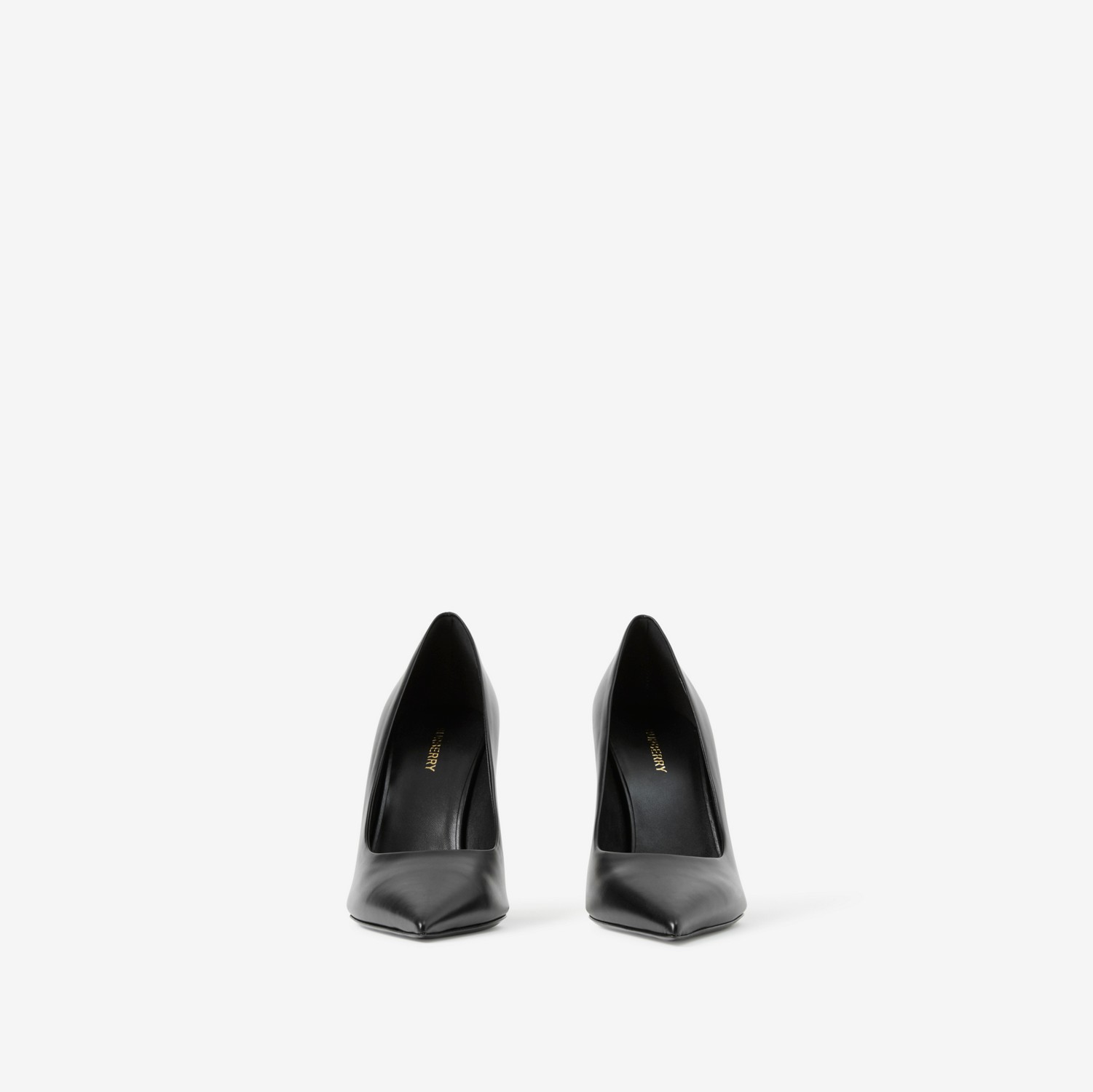 Leather Point-toe Pumps in Black - Women | Burberry® Official