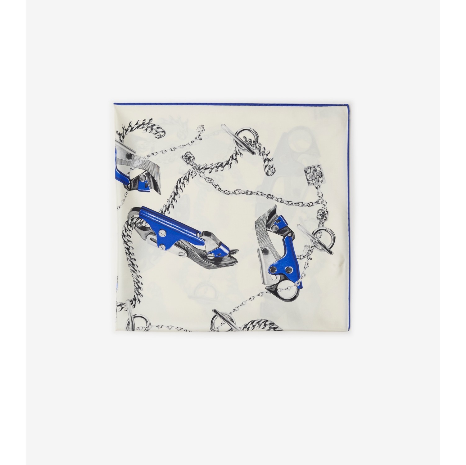 Knight Hardware Silk Scarf Burberry® Official