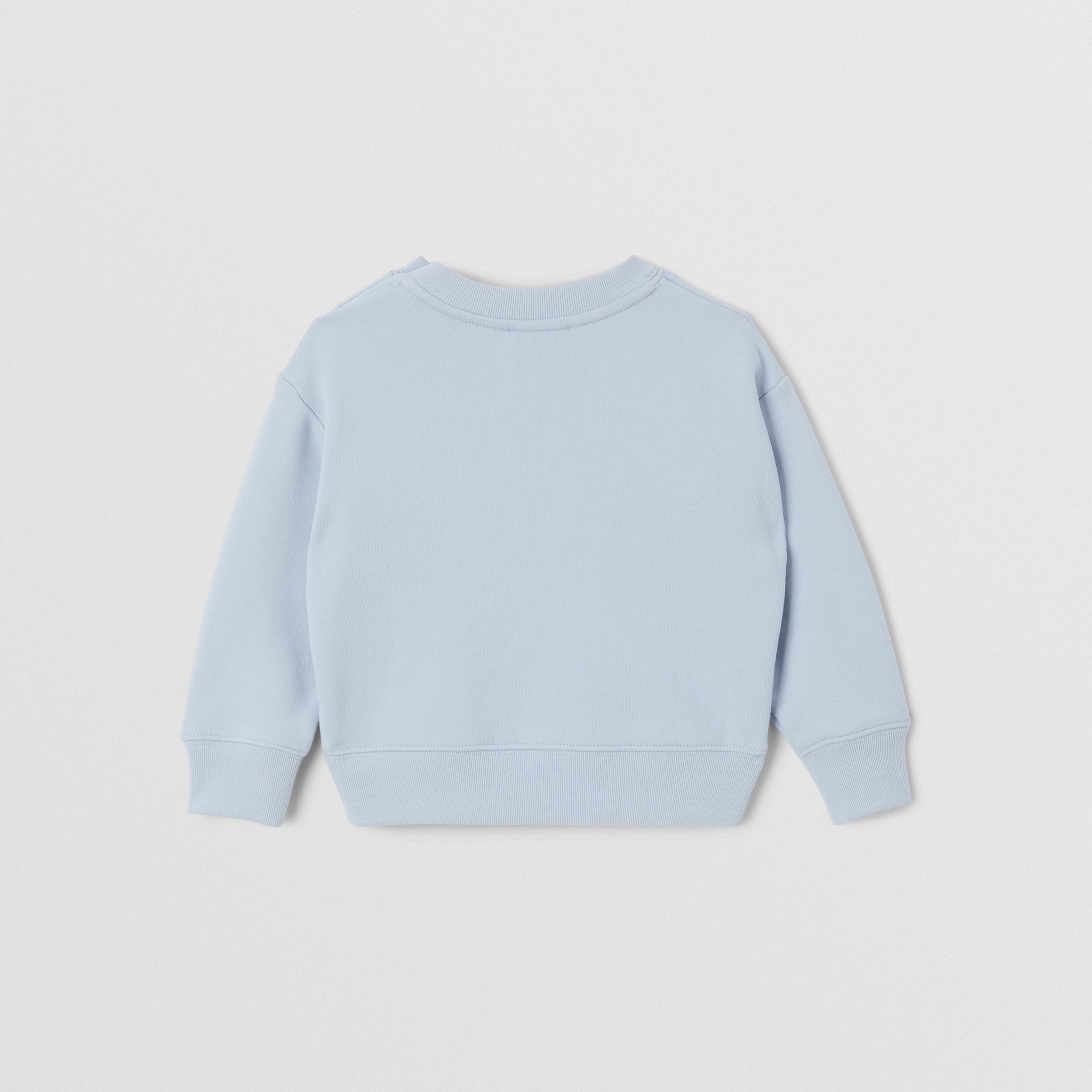 Baumwoll-Sweatshirt mit gesticktem Logo (Eisblau) - Kinder | Burberry® - 4
