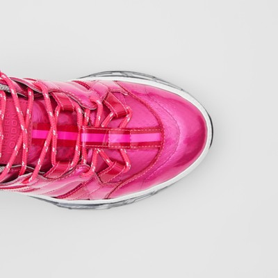 pink burberry sneakers