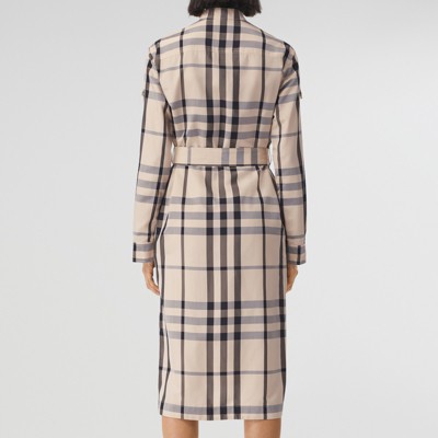 womens burberry shirt dress