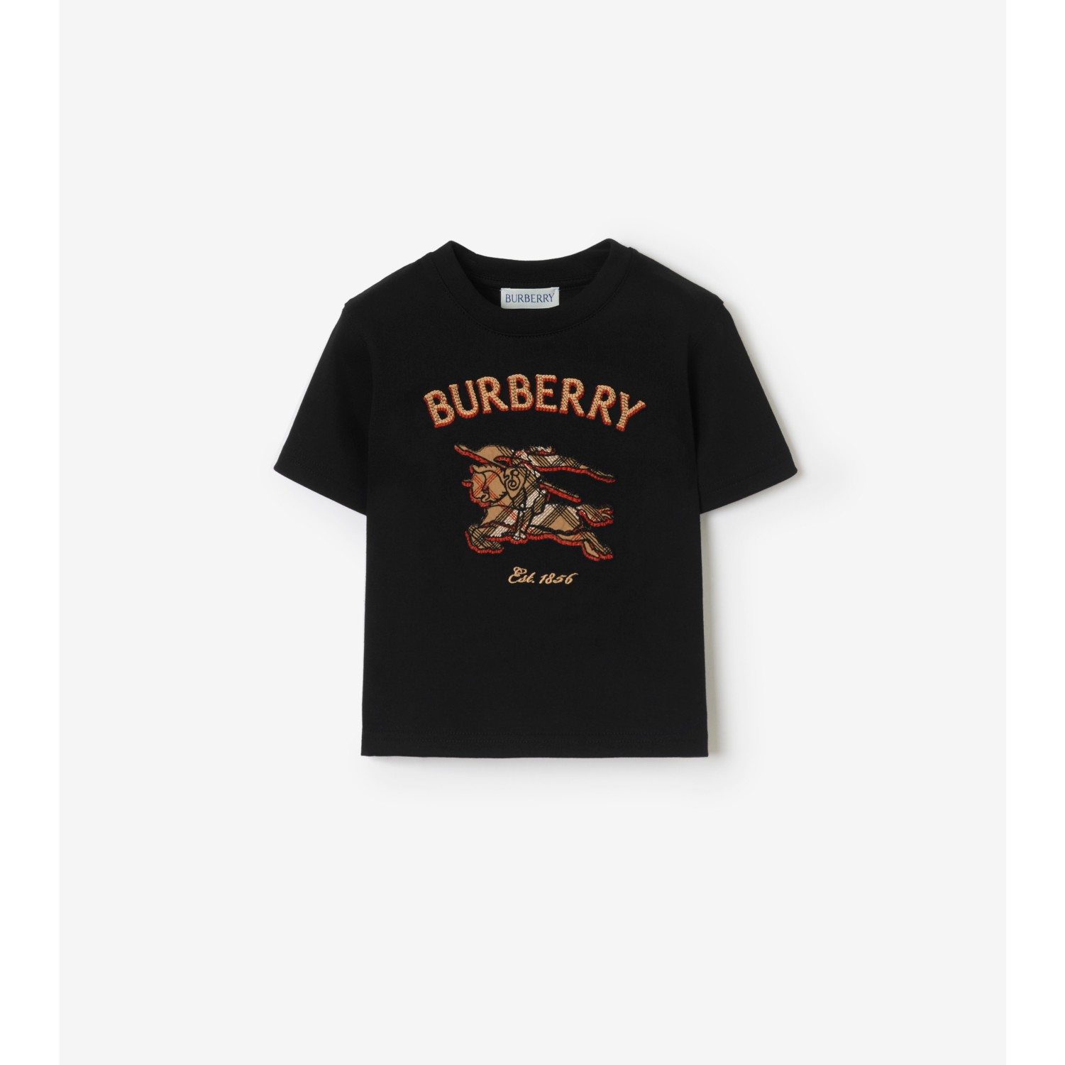 Knight Check Cotton T-shirt