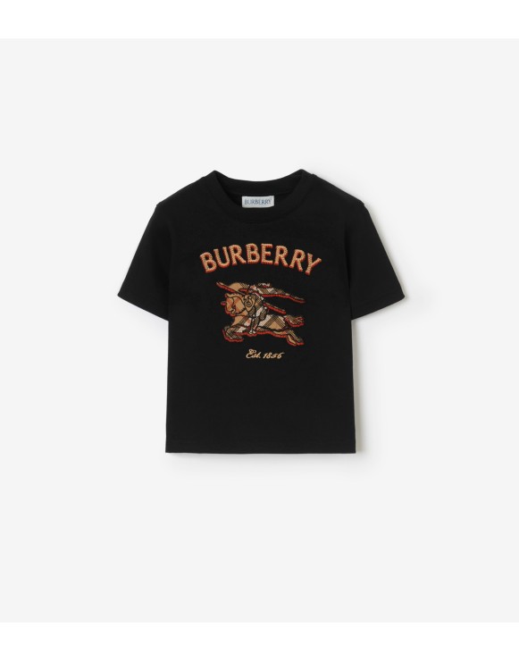 Knight Check Cotton T-shirt