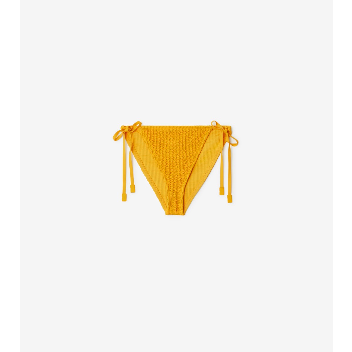 Burberry Side-tie Bikini Briefs In Sunflower