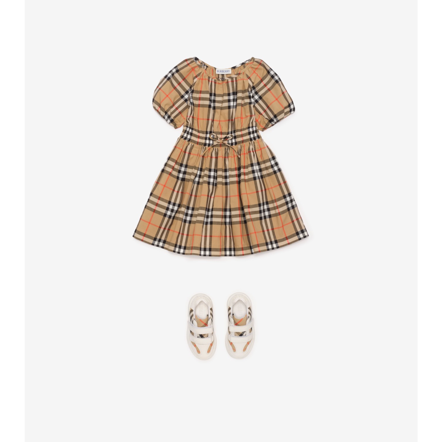 Baumwollkleid in Check