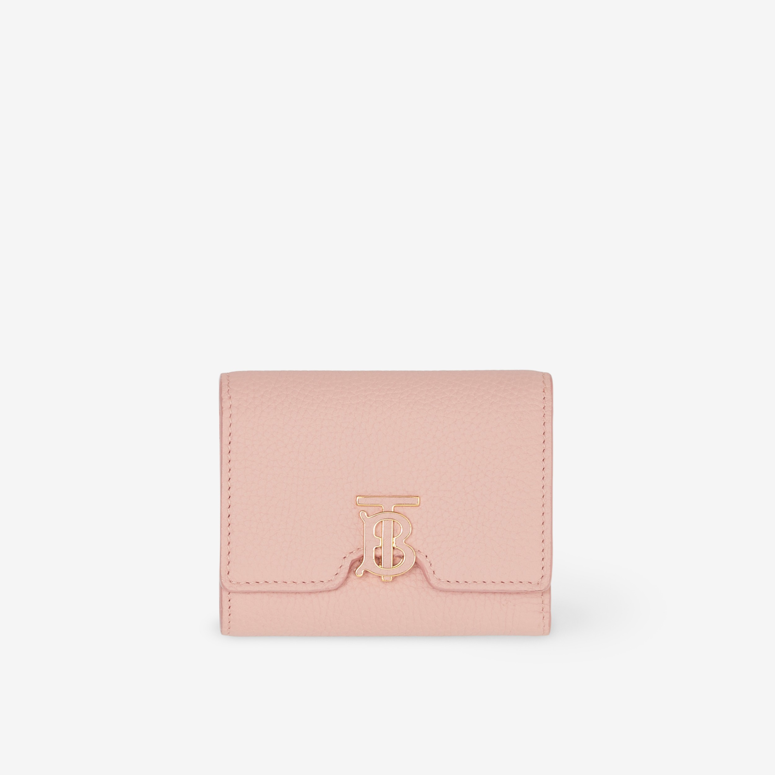 Grainy Leather TB Folding Wallet in Dusky Pink - Women | Burberry® Official