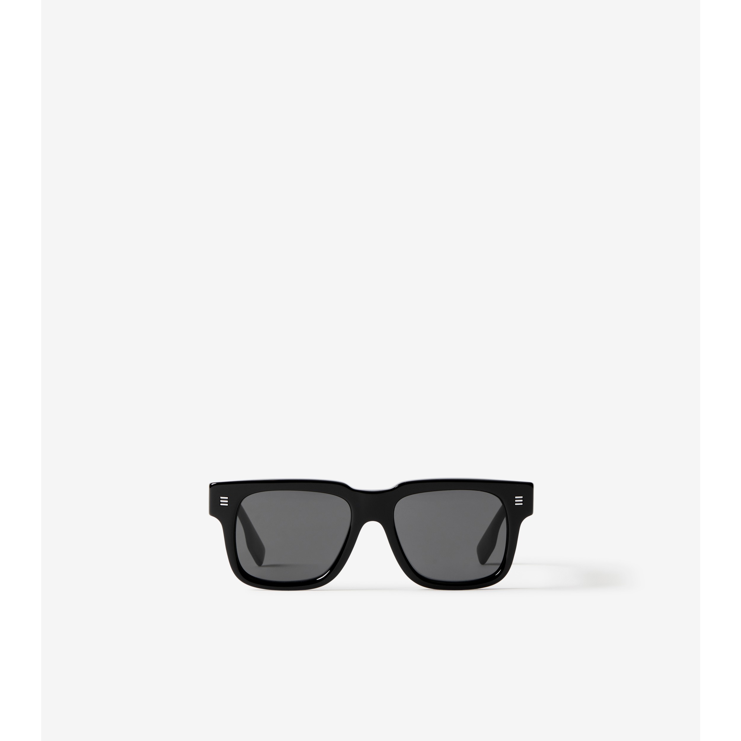 Square Frame Sunglasses in Black - Men | Burberry® Official