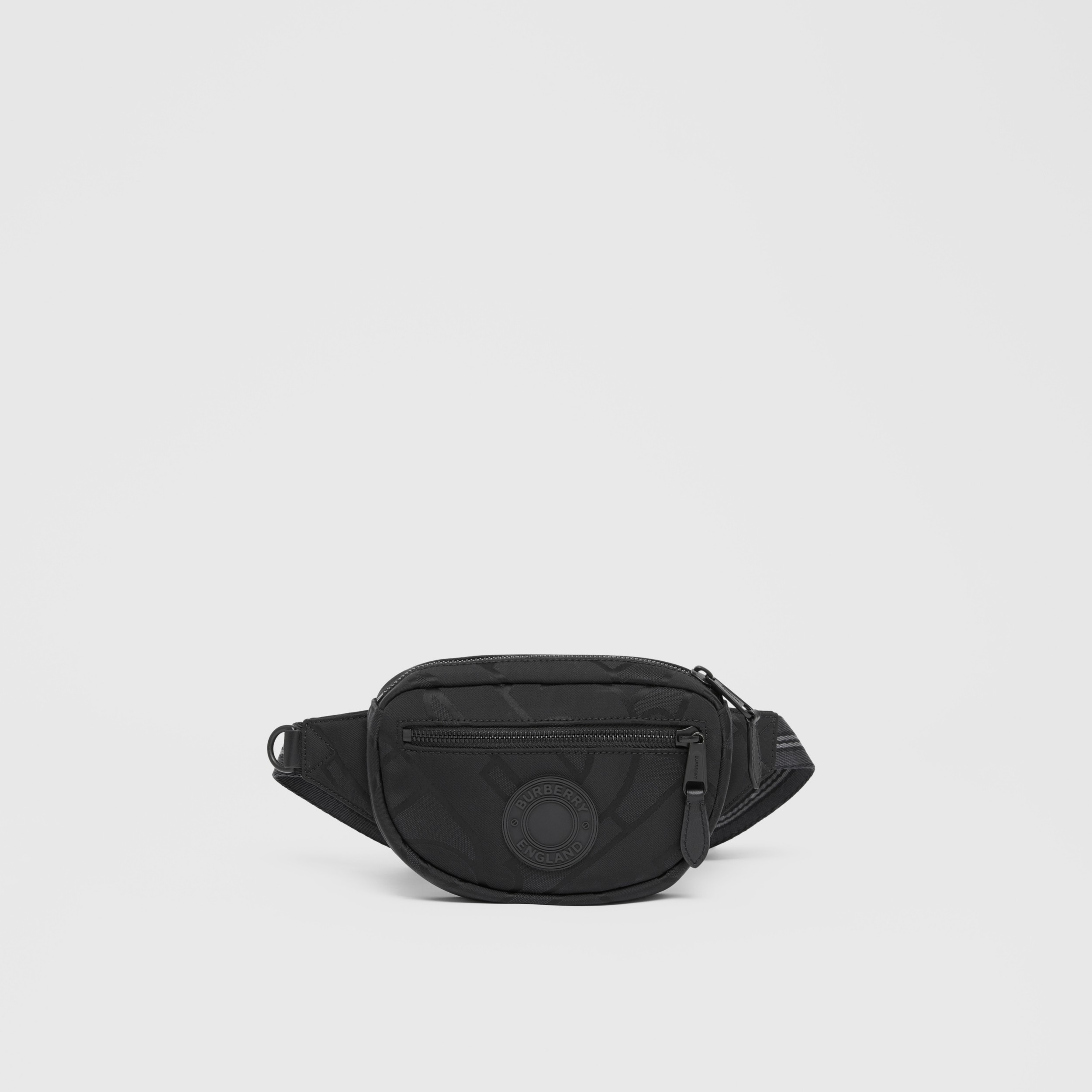 Small Monogram Recycled Polyester Cannon Bum Bag in Black - Men ...