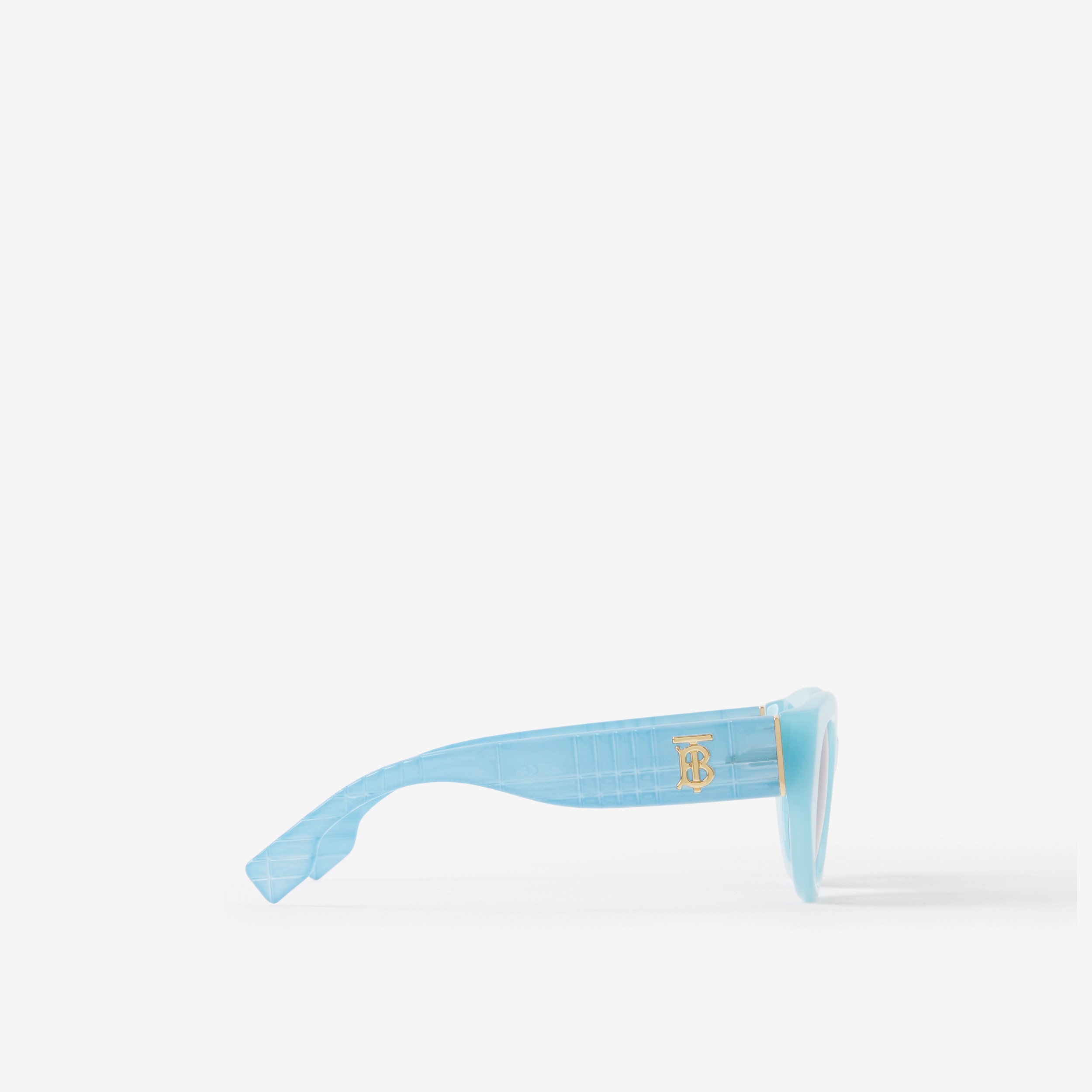 Óculos de sol Lola com armação gatinho (Azul Topásio) - Mulheres | Burberry® oficial - 2