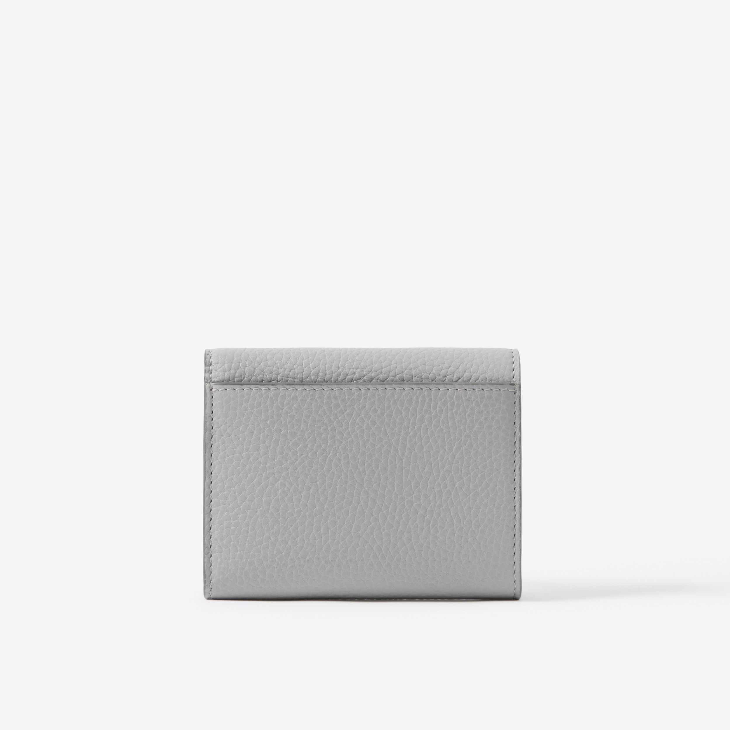 Grainy Leather TB Compact Wallet in Light Grey Melange - Women | Burberry® Official - 3
