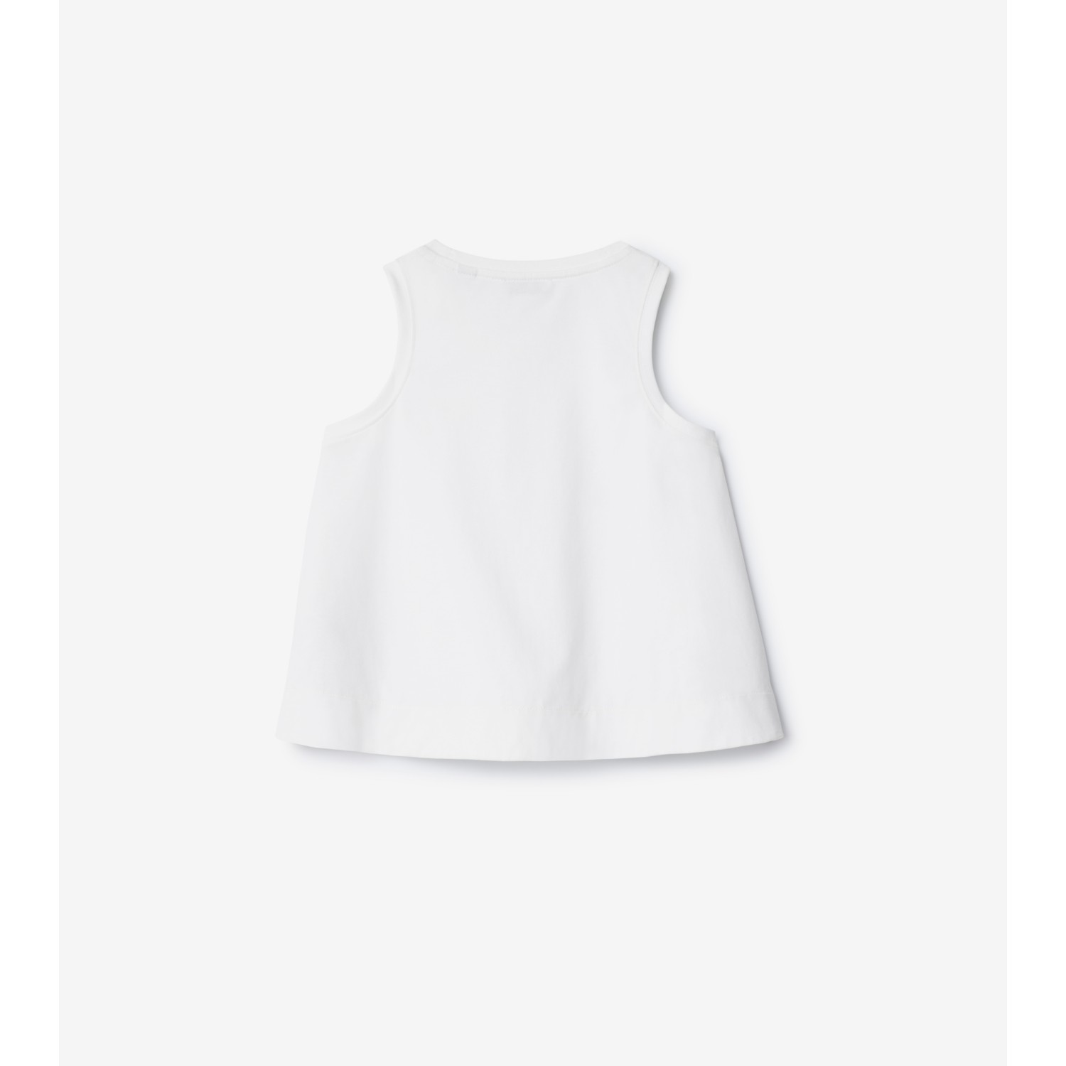 Check Trim Cotton Top - thumbnail 3
